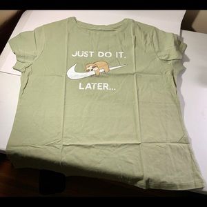 Just Do It Later Plus Size T-shirt